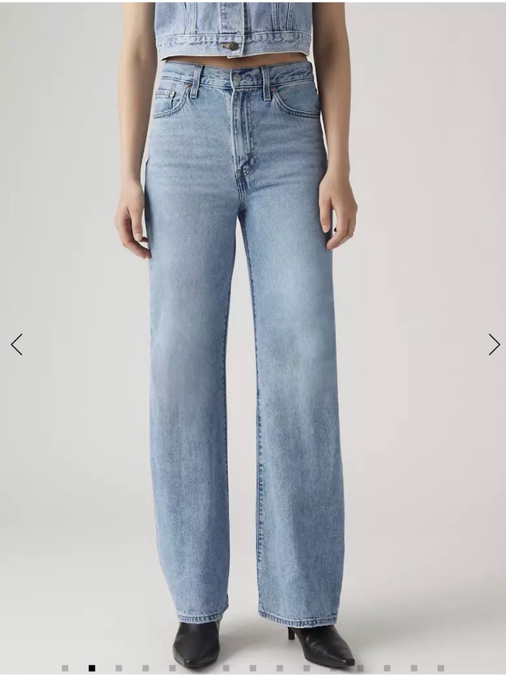Levi's Ribcage Wide Leg Womens Jeans
